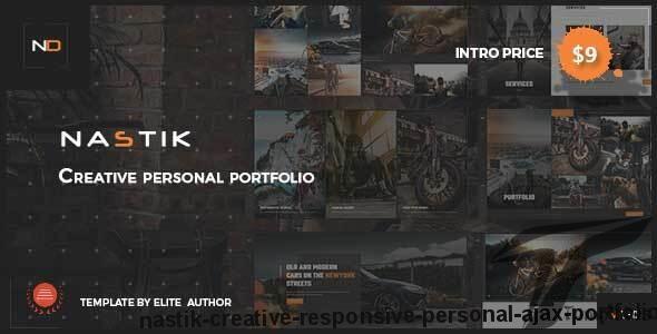 Nastik free download - Creative Responsive Personal Ajax Portfolio